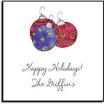 Kelly Hughes Designs - Gift Stickers (Ornaments - Holiday) (s130)